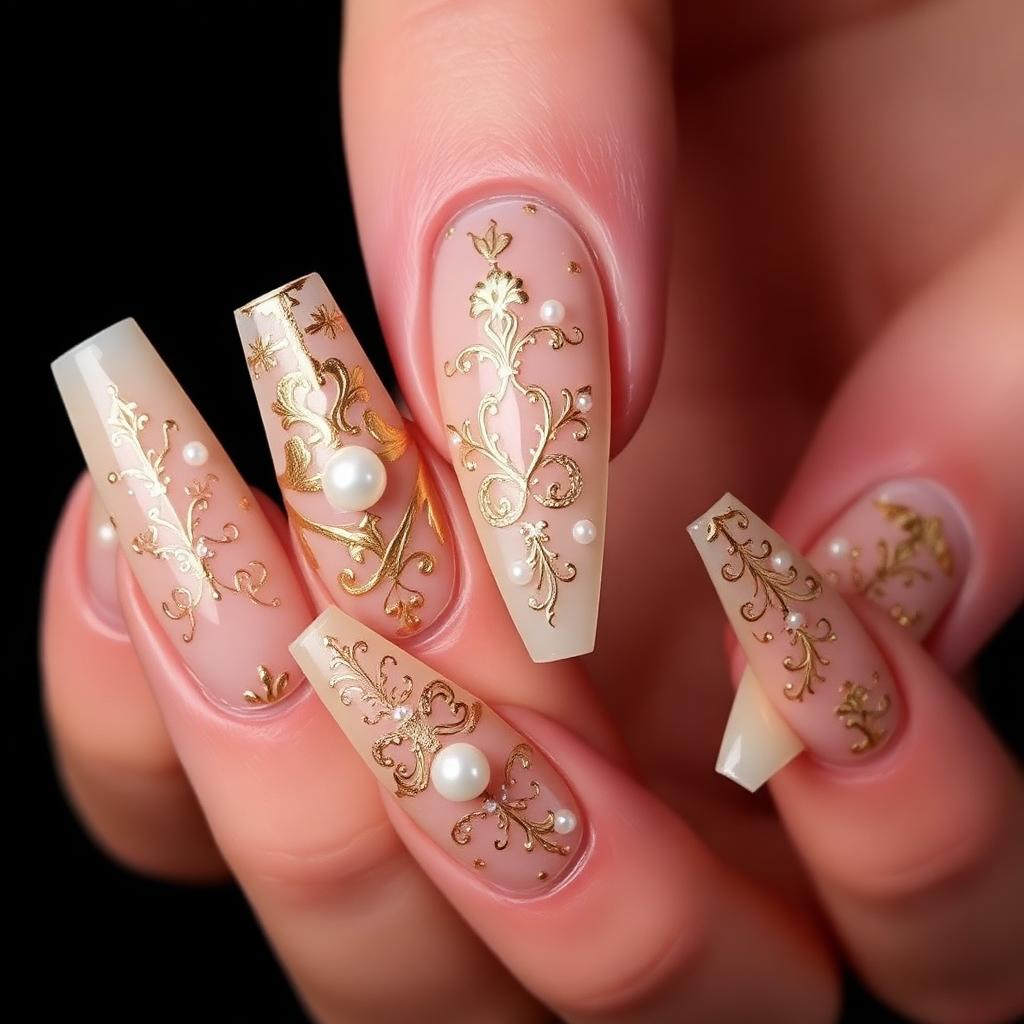 Gilded Pearl Couture